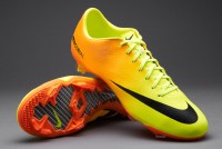 Nike - Mercurial Veloce Fg - Heren Voetbalschoenen Geel-Oranje